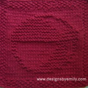 Beach Ball Knit Dishcloth Pattern