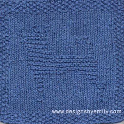Chihuahua Knit Dishcloth Pattern