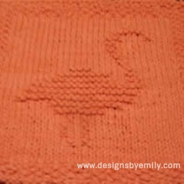 Flamingo Knit Dishcloth Pattern