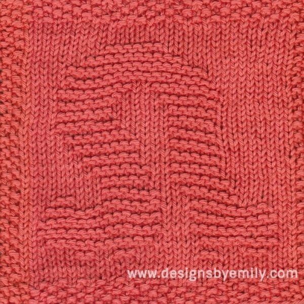 Inchworm Knit Dishcloth Pattern