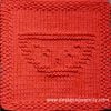 Watermelon Slice Knit Dishcloth Pattern