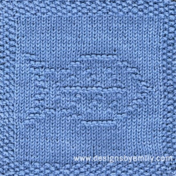 X-Ray Fish Knit Dishcloth Pattern